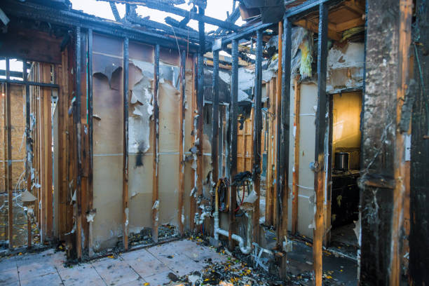 Professional Fire Damage Repair technician working in Mission, KS